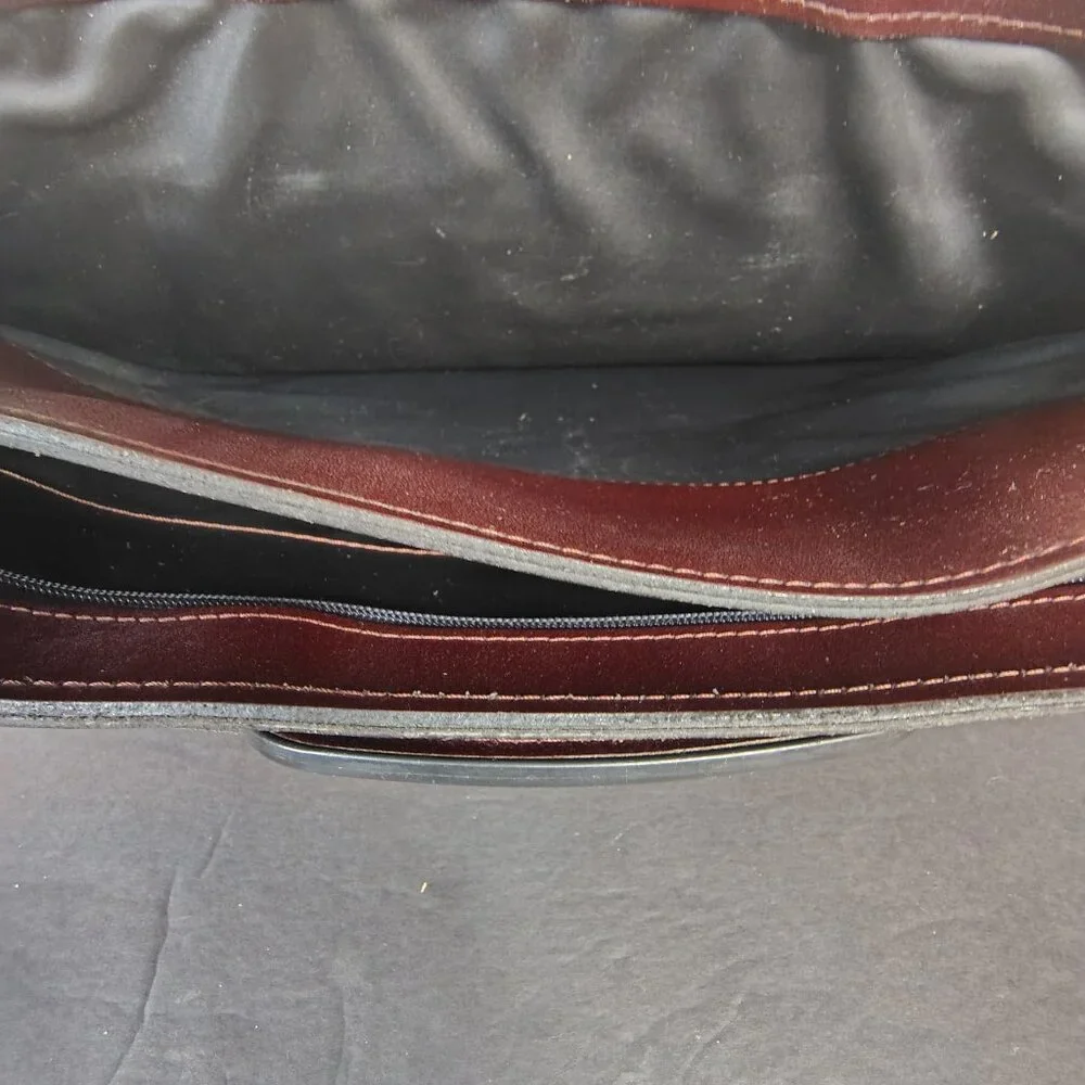 VINTAGE Canon Camera Leather Portfolio Briefcase‎ Hand Bag Photography